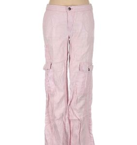 Pink cargo pants